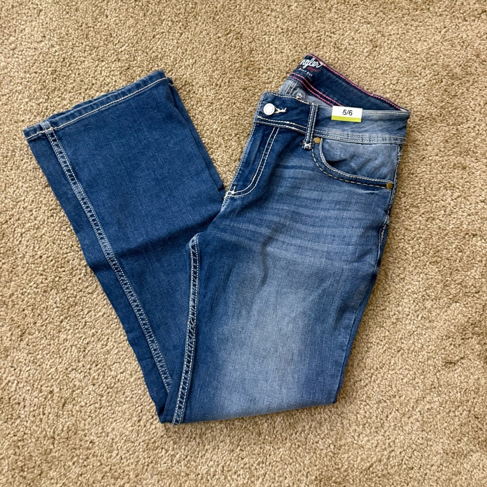 Wrangler Women's Boot Cut Jeans - Dark Blue
